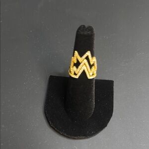Gold Zigzag Ring